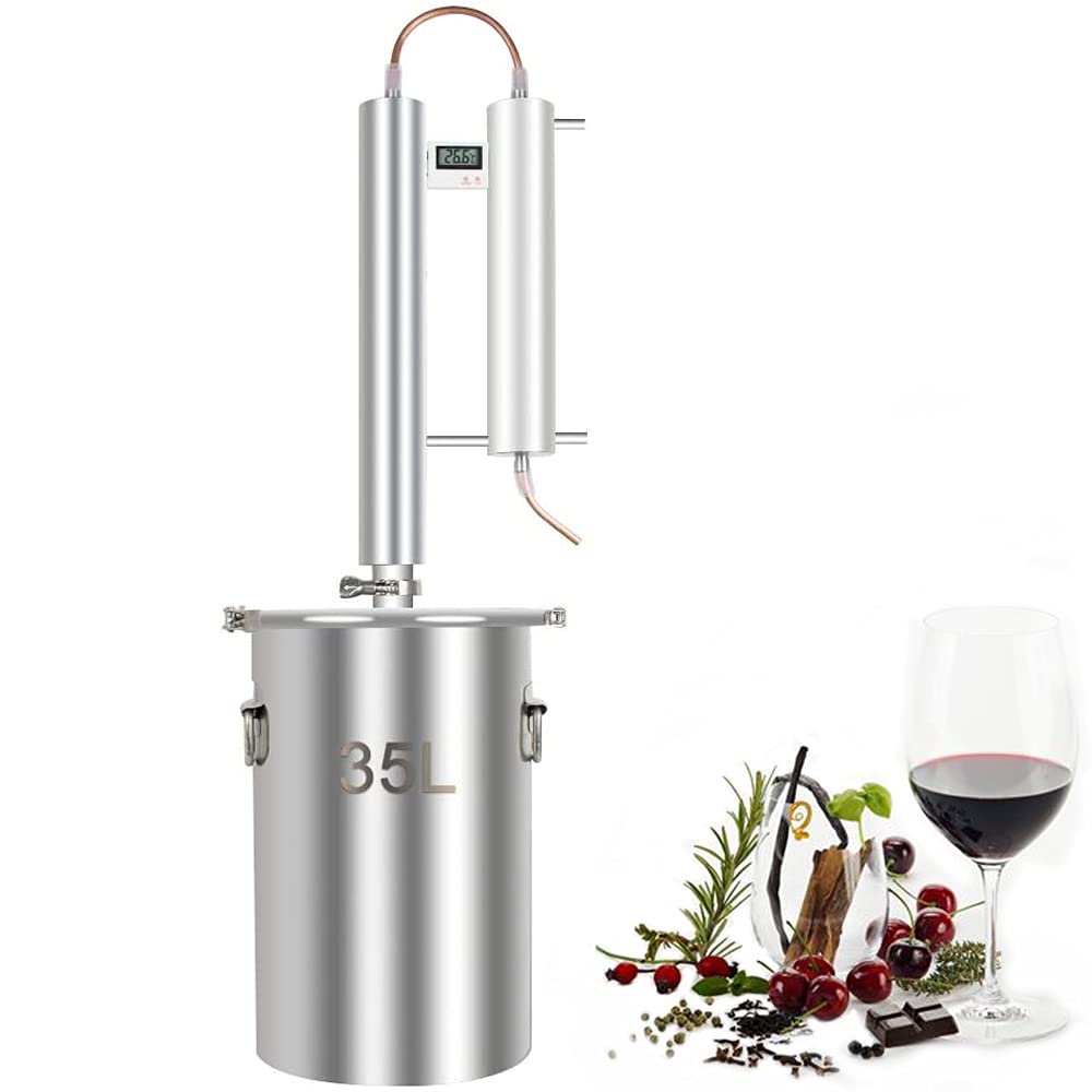 Buy genmine 35L Alcohol Distiller, Stainless Steel Water Alcohol