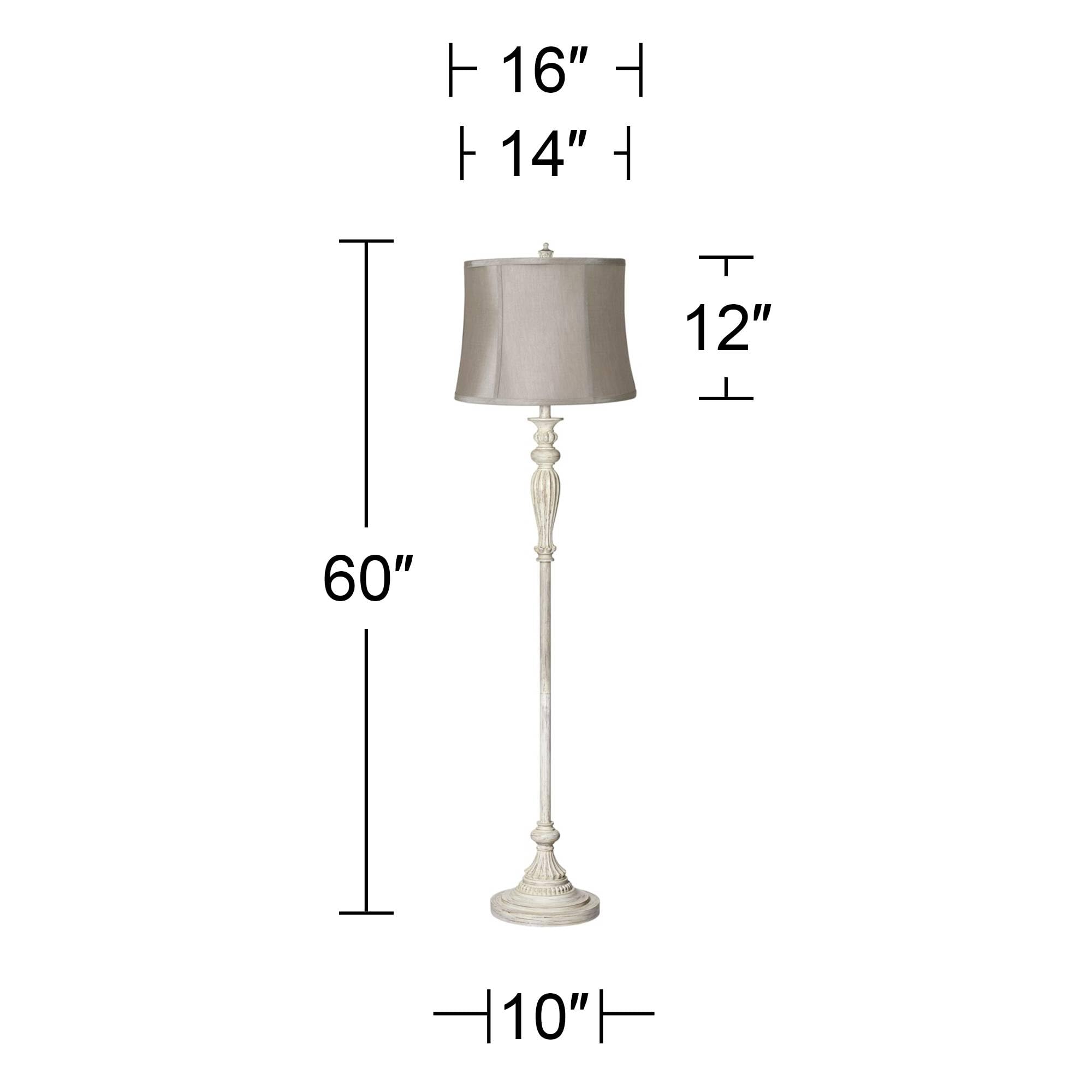 360 Lighting Traditional Vintage Shabby Chic Standing Floor Lamp