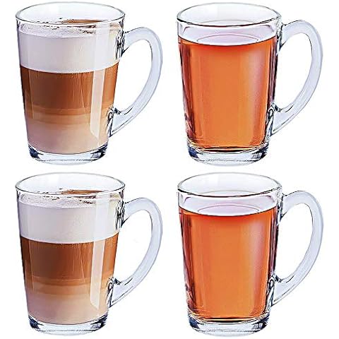 Teegläser 4er Set je ca. 320ml Teeglas Cover