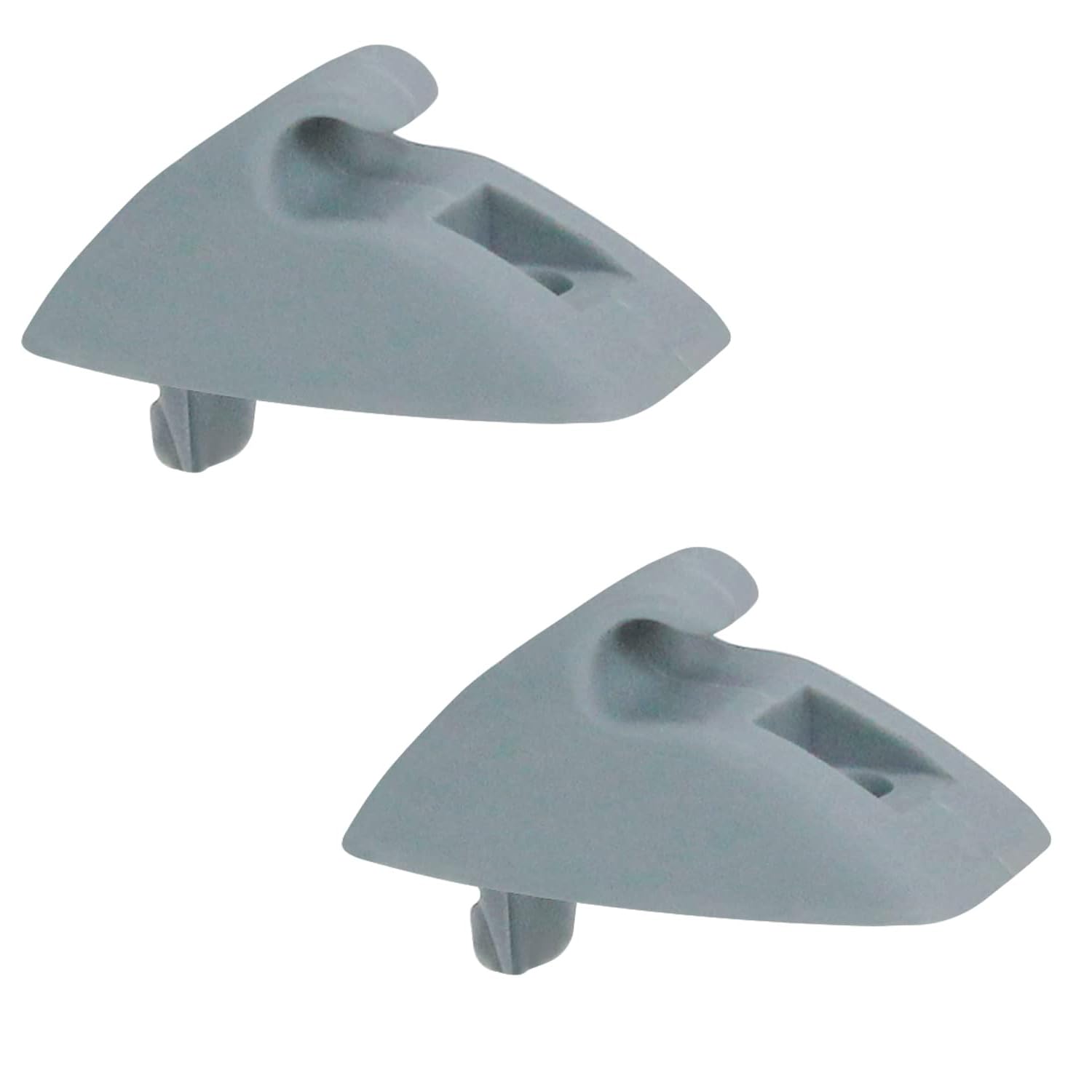 Unifizz 2 szt. klips do osłony przeciwsłonecznej 191857559 pasuje do VW Golf MK2 Passat Polo Jetta szary
