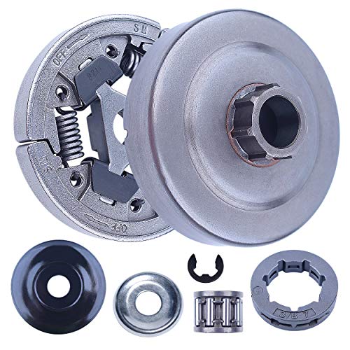 Mtanlo 3/8 Clutch Drum Rim Sprocket Needle Bearing Kit for Stihl 044 046 MS440 MS460 MS461 MS441 MS361 MS362 MS362C Chainsaw # 1128 007 1000