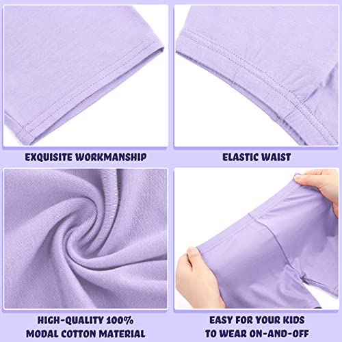 Boyiee 8 Pack Girls Toddlers Dance Shorts Bike Shorts for Dance Gymnastics Yoga Safety Active Under Dress2