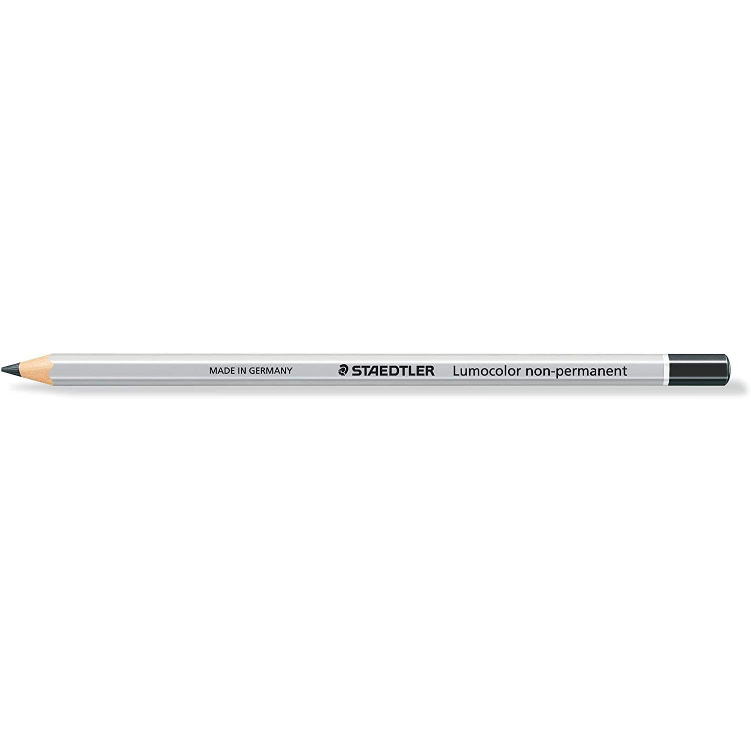 STAEDTLER Lot de 3 Marqueurs à sec non-permanent Lumocolor omnichrom 108 noir