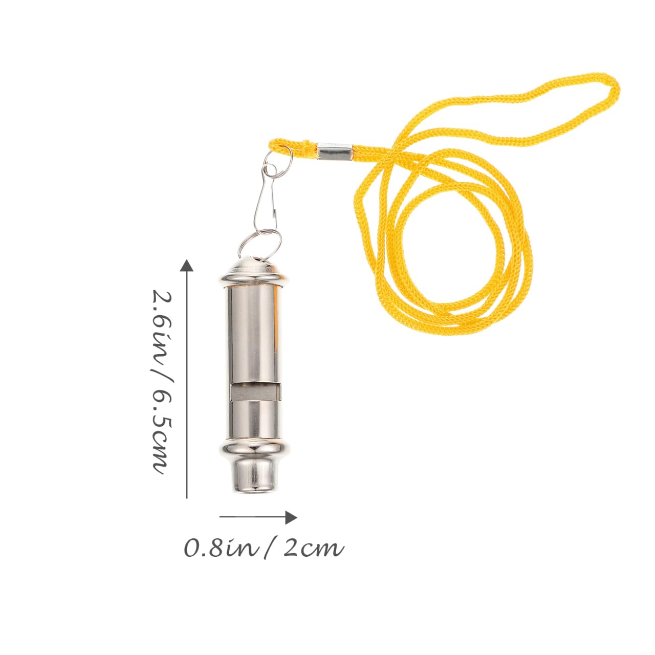 POPETPOP Portable Metal Whistle for Bird Training with Loud Clear Sound Stainless Steel Pigeon & Parrot Trainer with Lanyard Compact and Lightweight - Image 4