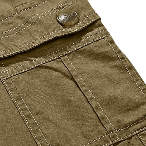 Mens Pants Khaki Straight Leg Pants Big and Tall Men Stylish Cotton Twill Trousers Casual Work Sport Slacks Plus Size3