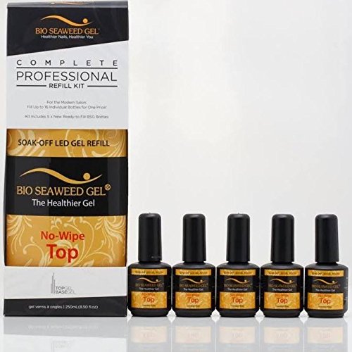 Bio Seaweed Gel Complete Professional Refill Kit No Wipe Top