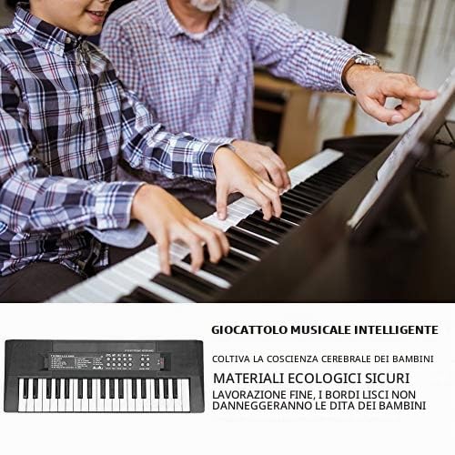 Tastiera elettronica, pianoforte digitale a 37 tasti con funzione di registrazione microfonica, adatto ai principianti per esercitarsi