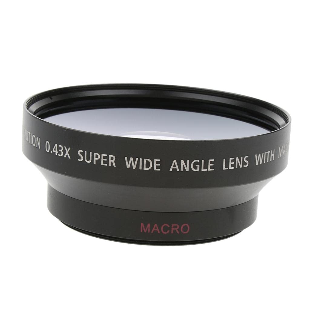 Objectif Convertisseur Grand Angle et 62 Mm 0,43x pour Appareils Photo Numériques DV 0,43x67