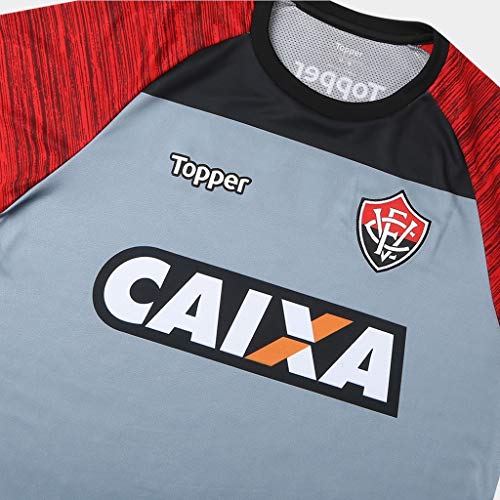 Camisa Vitória de Treino Atleta Topper 2018 Cinza 4201633-167 (GG)