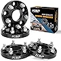 KSP 5X114.3mm Wheel Spacers 20mm Fit For A-c-c-o-r-d Civic CR-V Element Acura CL ILX RSX TLX TSX MDX Forged Hubcentric 64.1mm bore, 12x1.5 Studs Black FOR 5 Lug Tires(4pcs)