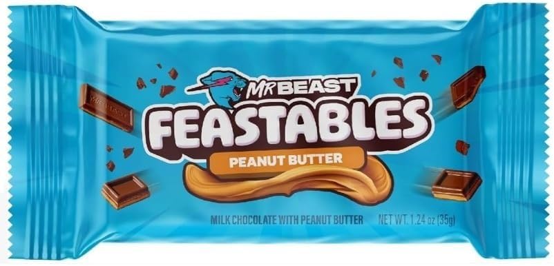 MrBeast Feastables Peanut Butter Milk Chocolate Bar, 35g-image-16