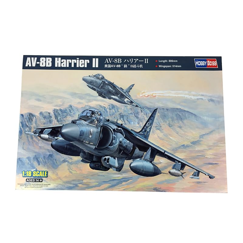 Amazon | Hobbyboss 81804 1/18 AV-8BハリアーII戦闘機戦闘機モデル