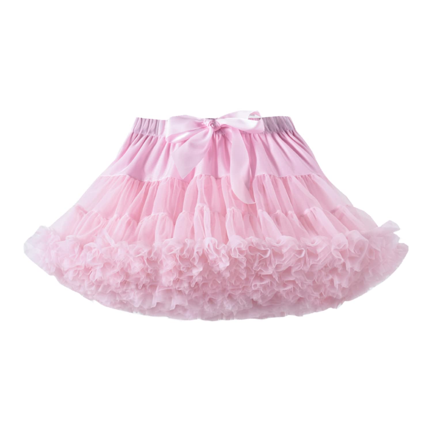 Infant Baby Girl's Fluffy Tutu Skirt Toddler Tulle Birthday Party Tiered Princess Tutu Pettiskirt