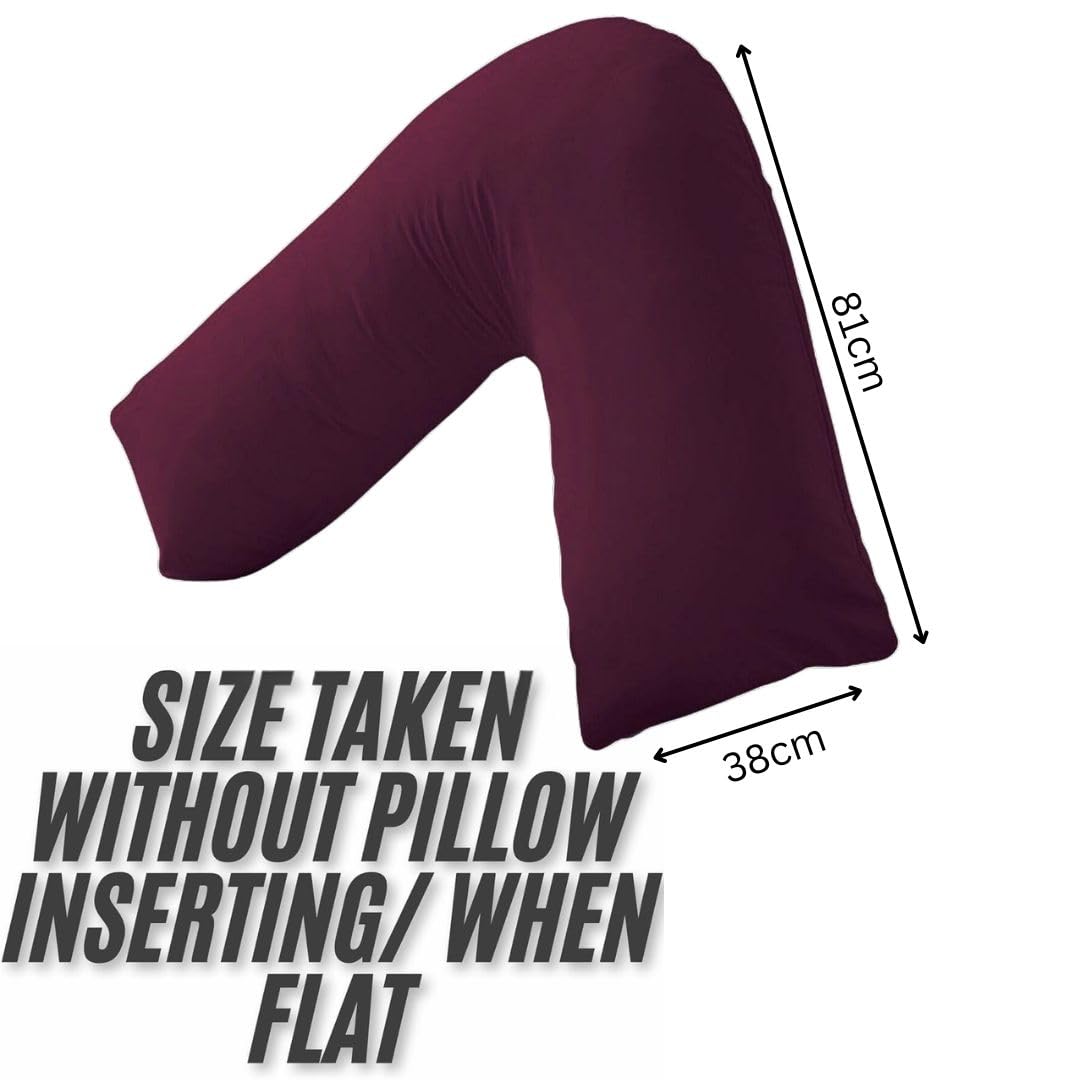 NURBAY V Shaped Pillowcase cover 100% Polycotton V pillowcase cover - Image 2