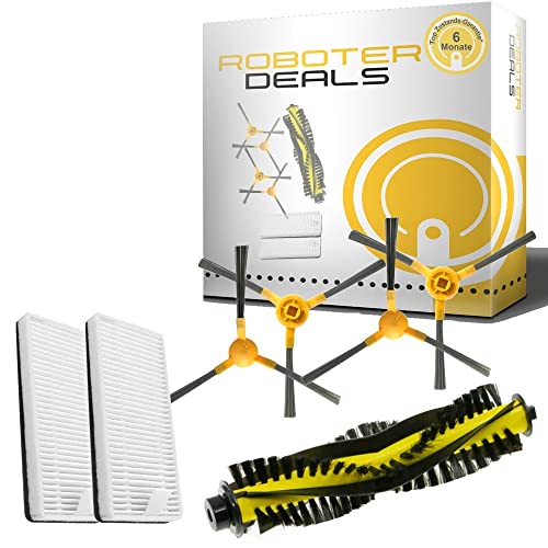 Set di accessori per Deenkee DK700 (1 spazzola principale, 2 filtri, 4 spazzole laterali)