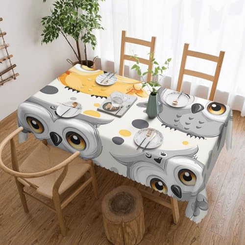 Nappe rectangulaire polyester 137x183 cm imprimée et dentelle pour cuisine et mariage
