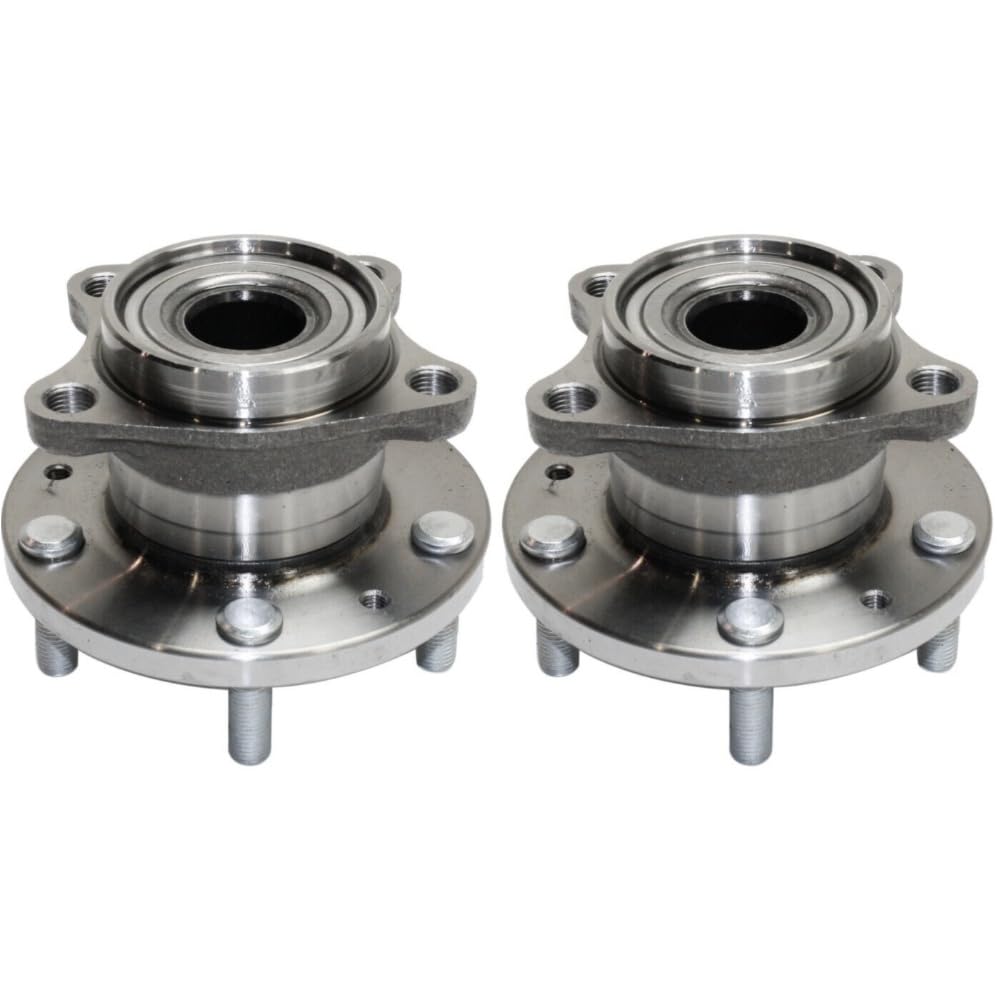 2pcs Wheel Hub and Bearing Assembly Right Passenger Left Driver Rear Side 5 Lugs 4WD AWD for Mazda for CX-9 3.7L 2008-2015 Driven HA590056 L2142615XB|Free to Return,Fast Delivery