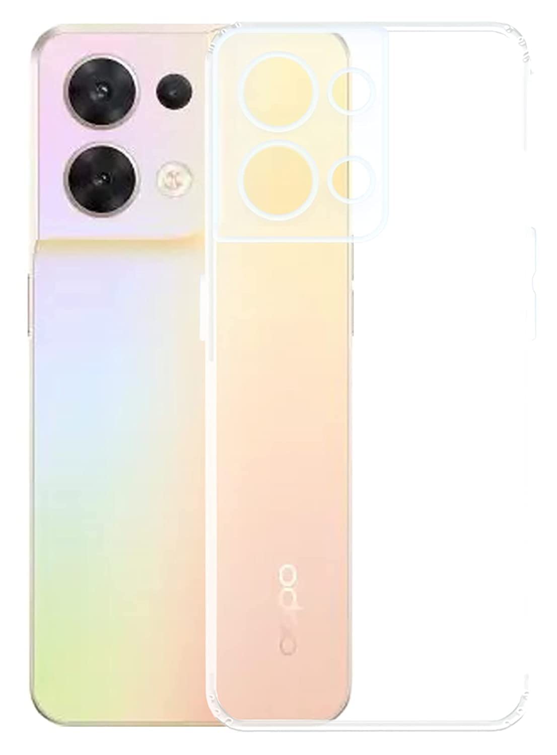 AA19 Crystal Clear Back Cover Case for Oppo Reno 8(5G) (Shockproof Clear Soft TPU Case | Camera Protection Bump | Cushioned Edges | Transparent) (B0BSH4363L) Amazon Price History, Amazon Price Tracker