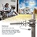 Yagi WiFi Antenna 2.4GHz (15dBi) Outdoor Directional Signal (H:30° V:25°) Long Distance Range (High-Gain Weatherproof) Wireless Network (Pole Mount) N-Female Pigtail Connector Tupavco TP512