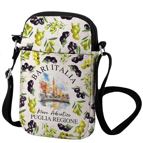 Bari Italy Crossbody Bag Puglia Region Italy Southern Italy Shoulder Bag Bari Cityscape Crarry On Bag Bari Appreciation Gift