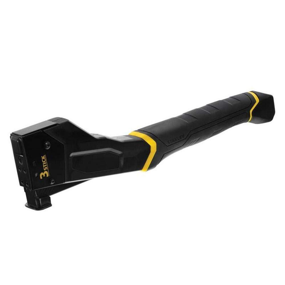 STANLEY FATMAX FMHT81394-9, Grapadora estilo martillo, Incluye 1000 Grapas Tipo G 10 Mm, Fuerte Y Ligera, Mango Sobremoldeado, Gran Capacidad