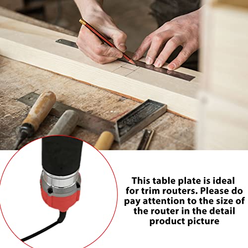 Piastra in alluminio per router da tavolo, per la