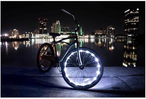 Miniatura 7 de Wheelbrightz - Luces LED para rueda de bicicleta, brillantes y coloridas - Se adaptan a neumáticos delanteros o traseros - Tubo resistente a la