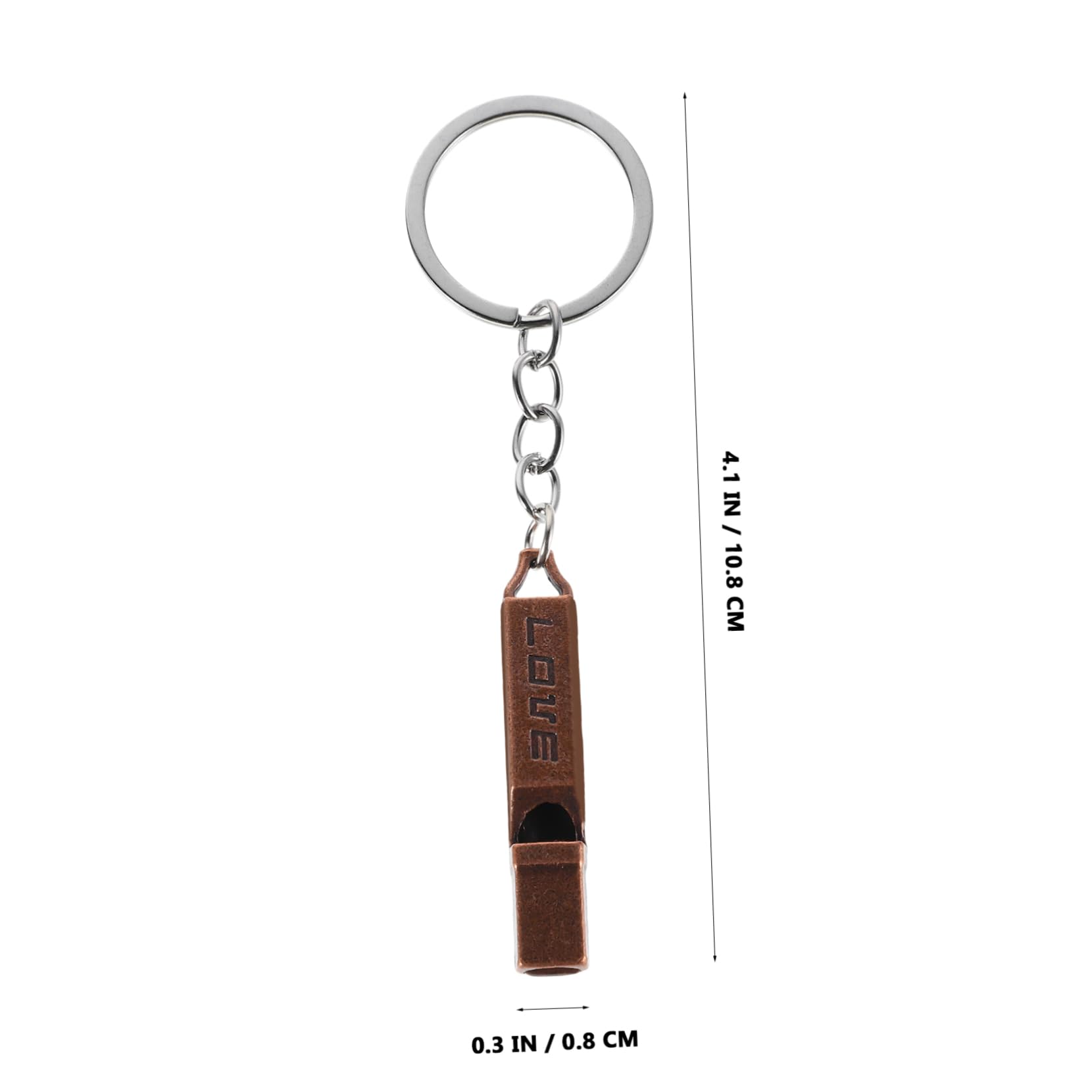 Abaodam Brass Whistle Loud Crisp Sound ' Novelty Toy Sports Accessory Emergency Signal Outdoor Gear Hiking Camping Boating Fishing Training Whistle Pendant Easter Present Boys and Girls'