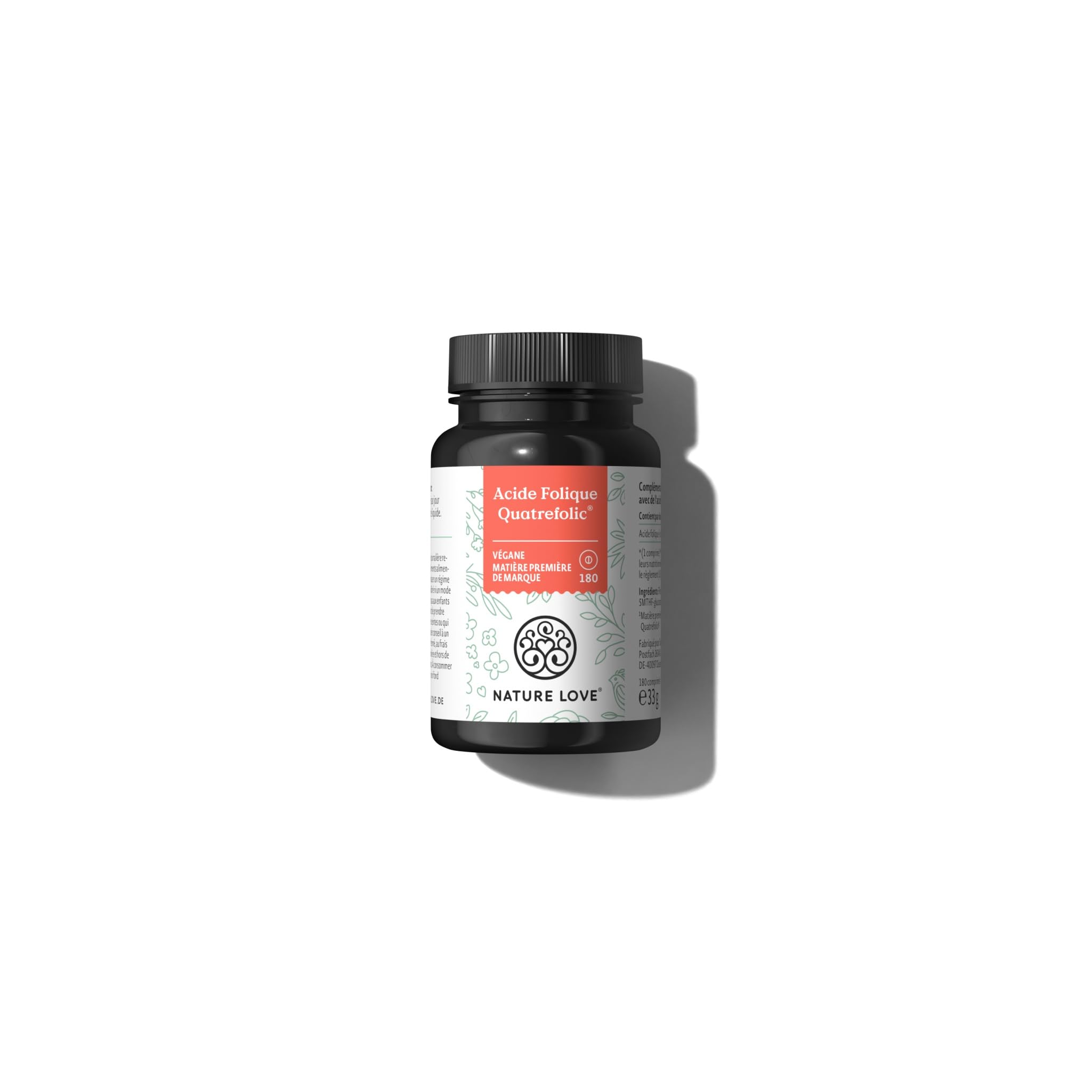 Quatrefolic® 400 µg — 180 comprimés végans