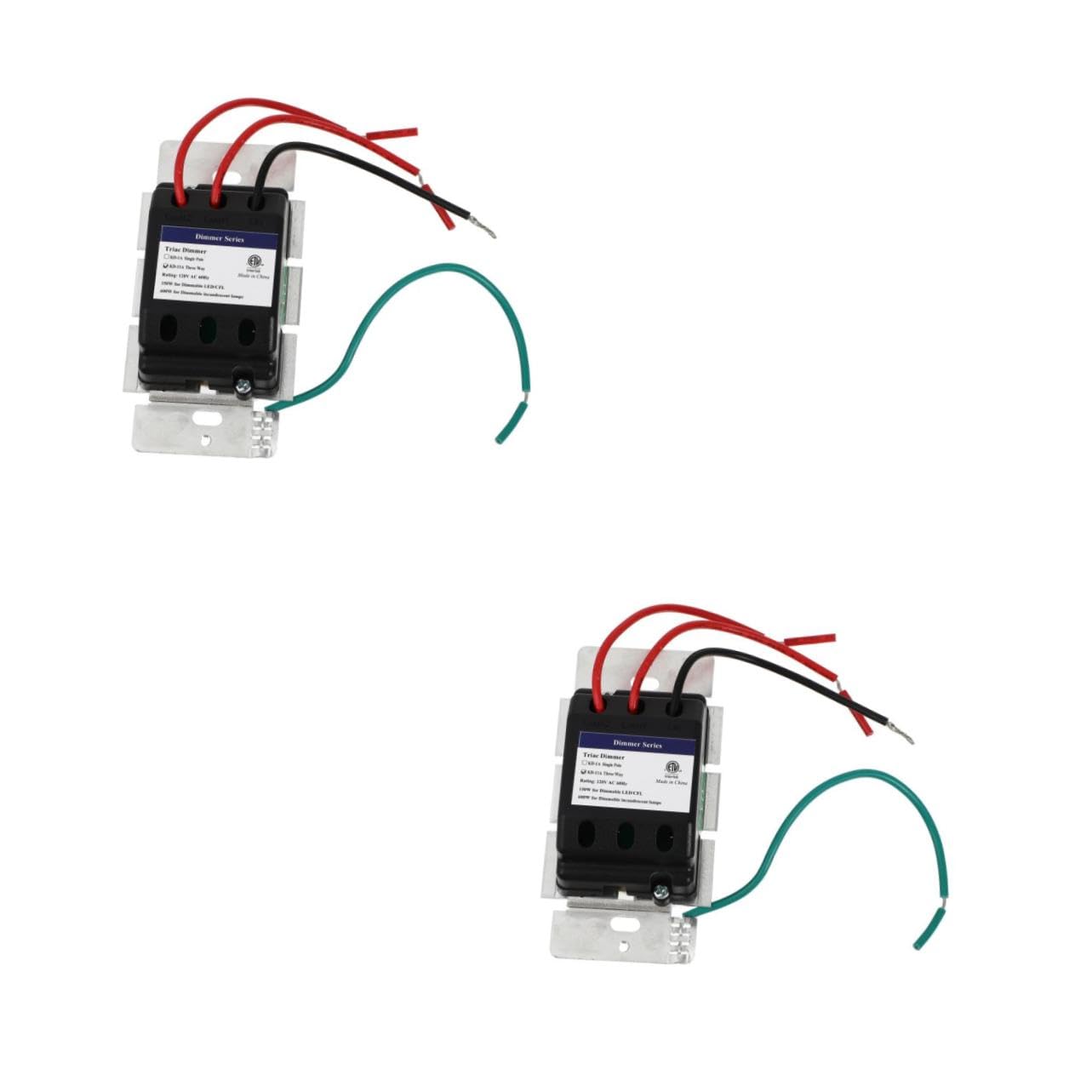 jojofuny 2pièces Variateur De Lumière Led Avec Indicateur Dimmable Pour Lampes à Incandescence Et Facile à Utiliser Pour Seniors