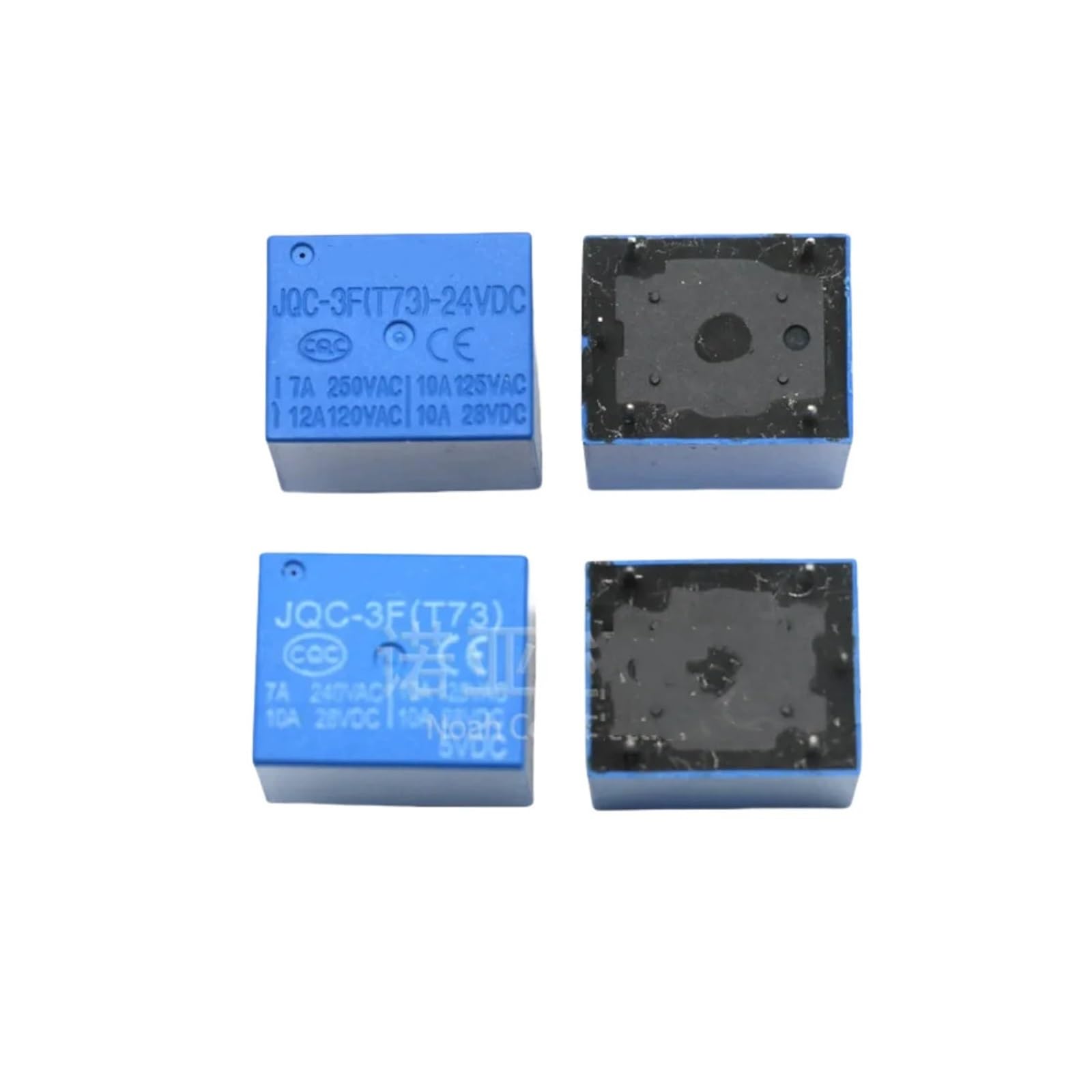 AARTERZZA 10pcs 5PIN Relay JQC-3F(T73)-24VDC