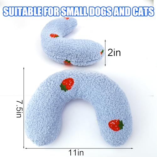 BABORUI Dog Calming Pillow for Small Dogs, U Shaped Dog Neck Pillow for Joint Relief Sleeping Improve, Machine Washable Pet Pillow for Dogs & Cats(Blue) BABORUI Dog Calming Pillow for Small Dogs, U Shaped Dog Neck Pillow for Joint Relief Sleeping Improve, Machine Washable Pet Pillow for Dogs & Cats(Blue)
