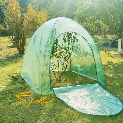 59″*59″*60″ Large Winter Plant Warm Covers with Air Hole for Raised Bed- Warm Tent Freeze Protection Humidity Domes for Germination, Seedling Propagation Protecting Plants from Animals