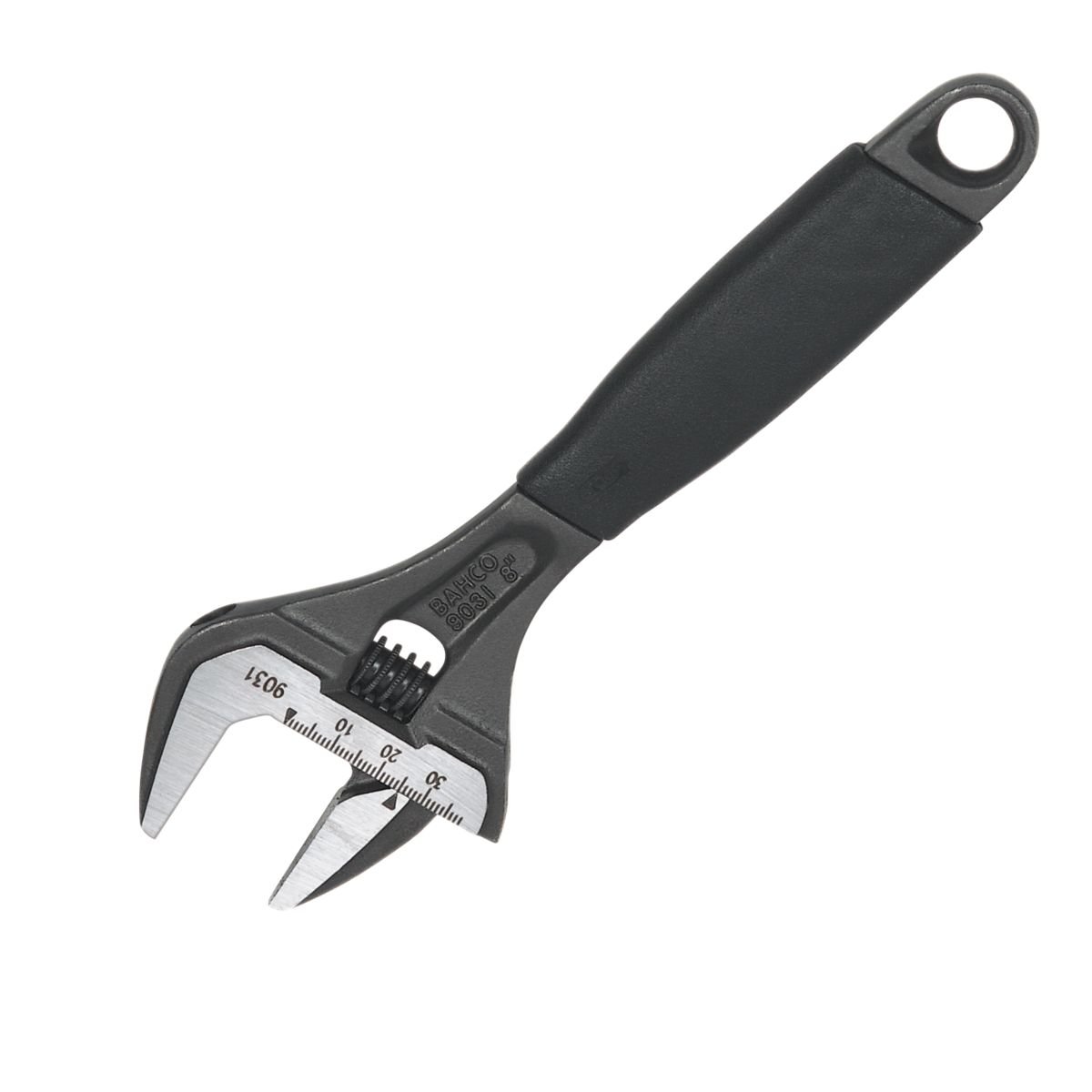 Bahco Black Chrome 9031 Ergo Wide Jaw Adjustable Wrench 8
