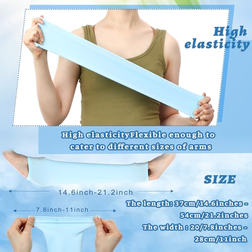 Image of Boao 10 Pcs UV Arm Sleeves Tattoo Cover | UV Sun Protection for Outdoor Activities, Stretchy Breathable Arm Sleeves, Cooling Compression for Sports Cycling Running