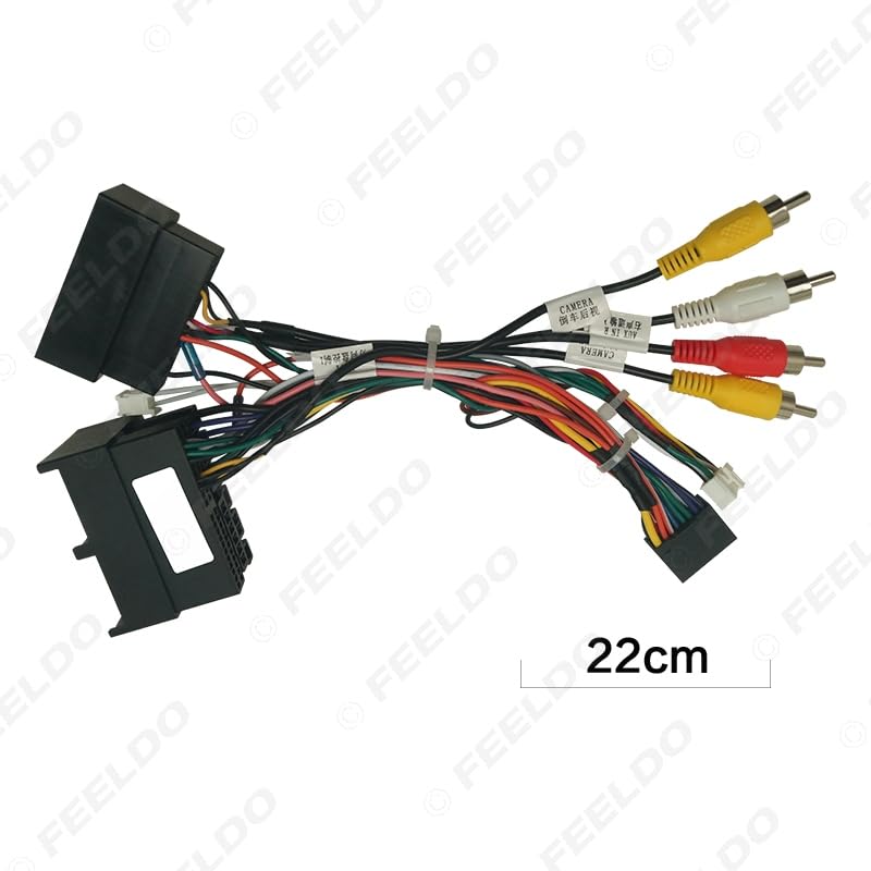 Car Stereo for Audio 16PIN Android Power Wiring Harness Cable Adapter with Canbus Box for Ford Ranger 2020 - (Color Name: AB Cable-canbus Box)