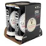 Guinness Original Extra Stout | 4.2% vol | 4 x 440ml Beer Cans| Medium & Balanced | Bitter & Sweet | Rich Creamy Head | Crafted from Quality Malt | Hops & Irish Barley