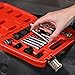 ABN Alternator Pulley Service Decoupler 18-Piece Insert Bit Socket Set Tool Kit – Car Pulley Removal Decoupling Puller