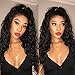 4x4 Lace Closure Wig Water Wave Human Hair Wigs Lace Front Wig Silk Top Lace Free Part Water Wave Glueless Free Part With Baby Hair Blend Brazilian Unprocessed Human Hair Wet And Wavy 22 Inch