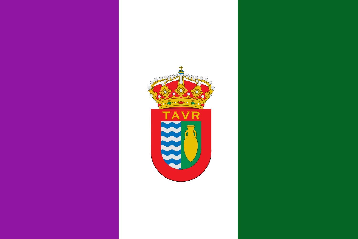 Drapeau San Isidro del Guadalete grand format paysage pour mât