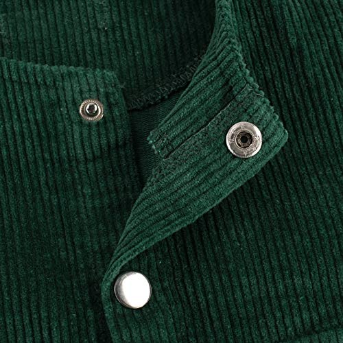 Toddler Baby Girl Boy Corduroy Vest Coat Pocket Button Jacket Waistcoat Tops Fall Winter Clothes (Green, 12-24 Months) #TOP2