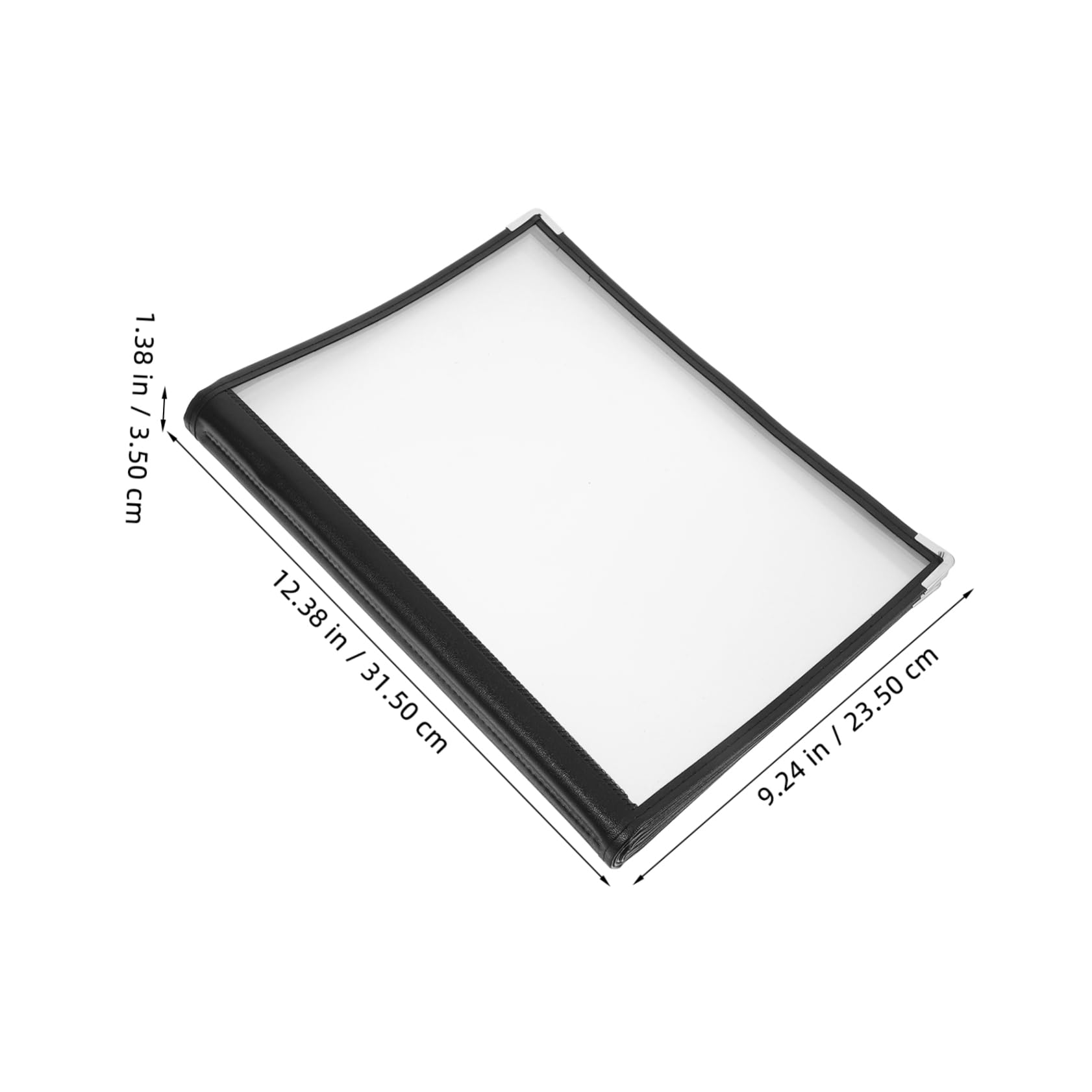 GLEAVI 10 Recipe Folder Cafe Menu Holders Bar Menu Holder Menu Cover Bars Restaurant Menu Folder Bar Restaurant Commercial Clear Menu Protector Menu Holders for Restaurant Transparent