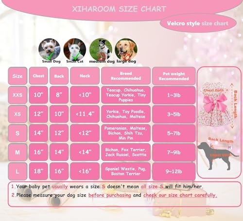 Petroom Elegant Floral Puppy Dog Dress thumb #2