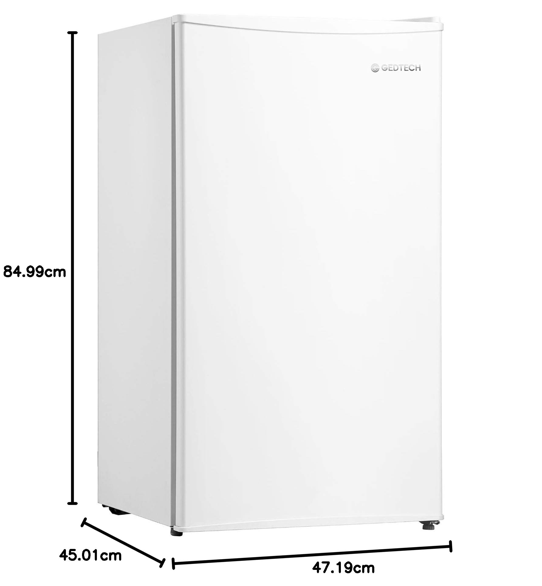 GEDTECH Réfrigerateur Table Top 85L GTOP93WH Blanc
