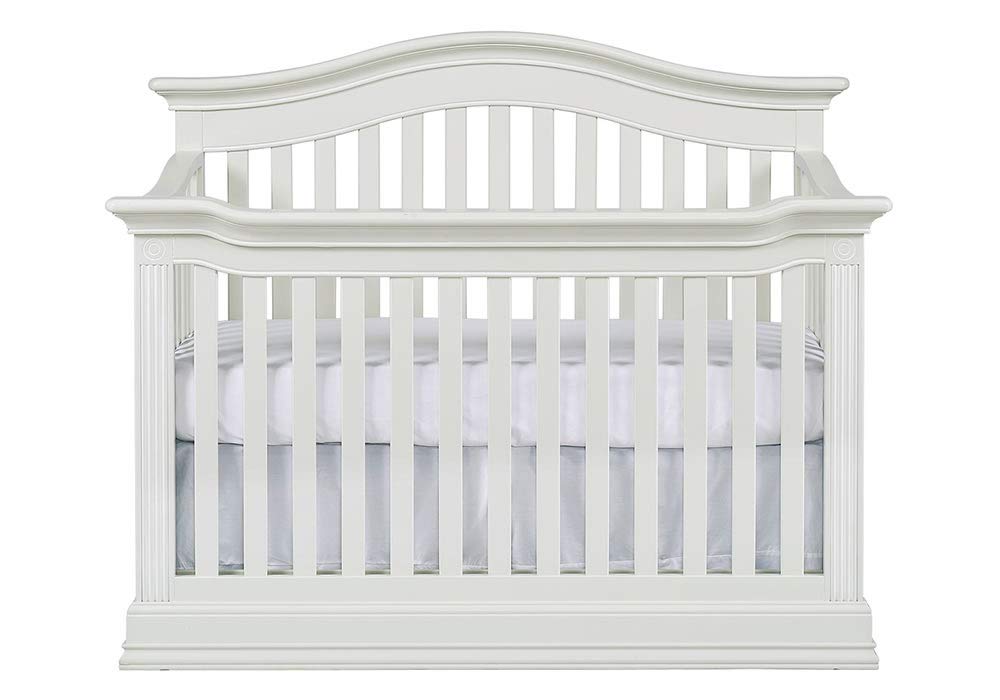 Baby Cache Montana 4 in 1 Convertible Crib in Glazed White