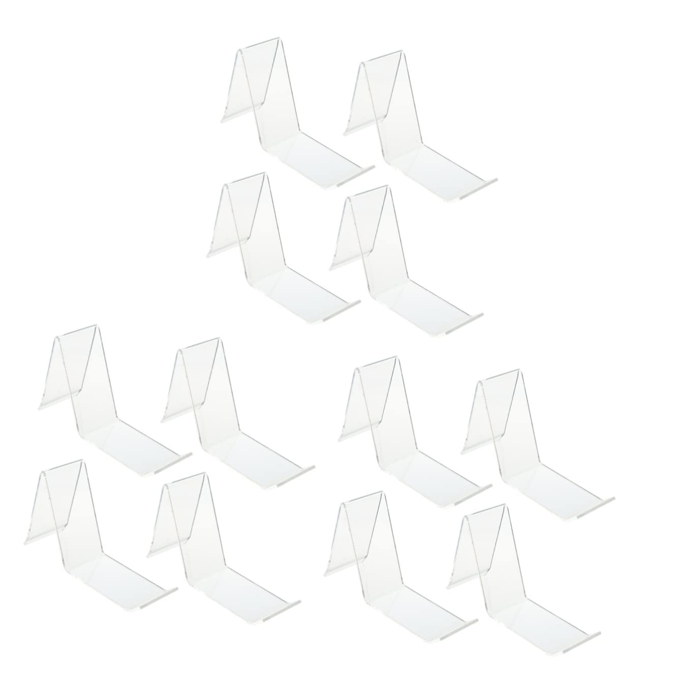PLAFOPE 12 Piezas Soporte Para Zapatos Elevadores De Acrílico Soporte De Zapatos De Acrílico Organizador De Zapatos Hombres y Mujeres Caja De Zapatos Casual Plexiglás