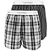 Produktbild Calvin Klein Herren 2er-Pack Boxershorts Boxer Slim-Fit 2Pk mit Elastikbund, Ryan Stripe D Well/ Hickory Plaid B, L