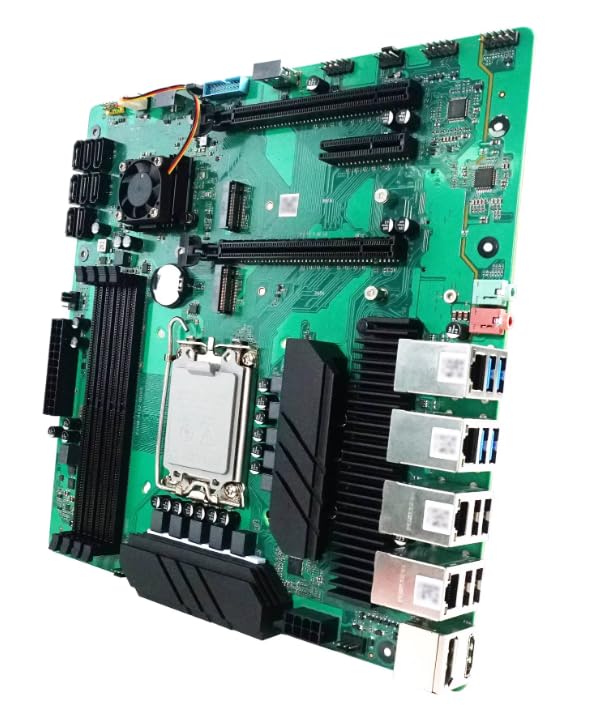 HKUXZR Placa mãe Z690 NAS, computador industrial de roteador macio