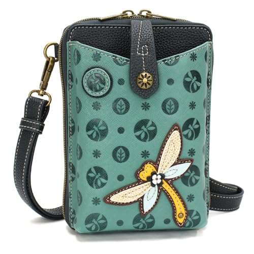 Image of CHALA Snap Crossbody RFID Protected Women Faux Leather Cellphone Purse with Adjustable Crossbody Strap