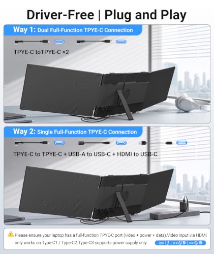 Image of 14 inch Laptop Screen Extender, 3lbs Lightweight & Portable Monitor for Laptop